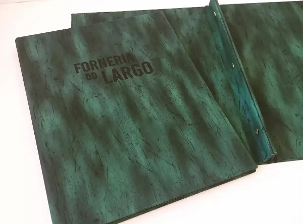 LEN18M Ementa Sintetica Matte textura malhada verde Ementa Sintética Mate textura malhada verde